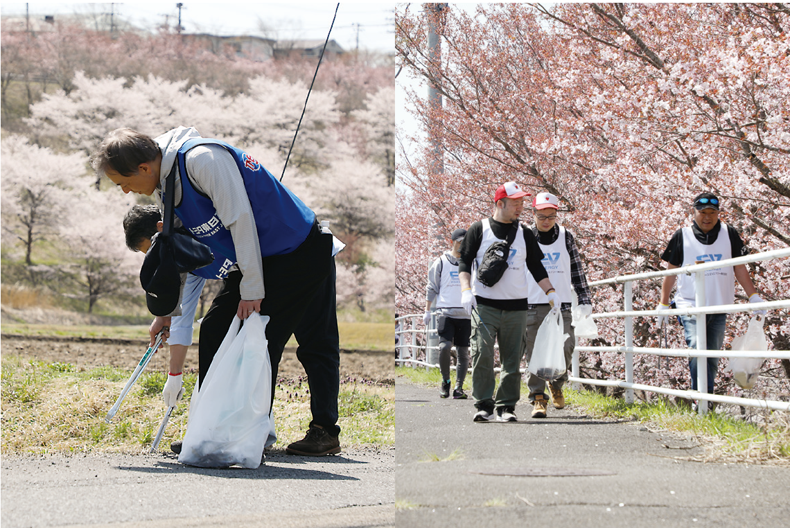 桜里山整備活動写真